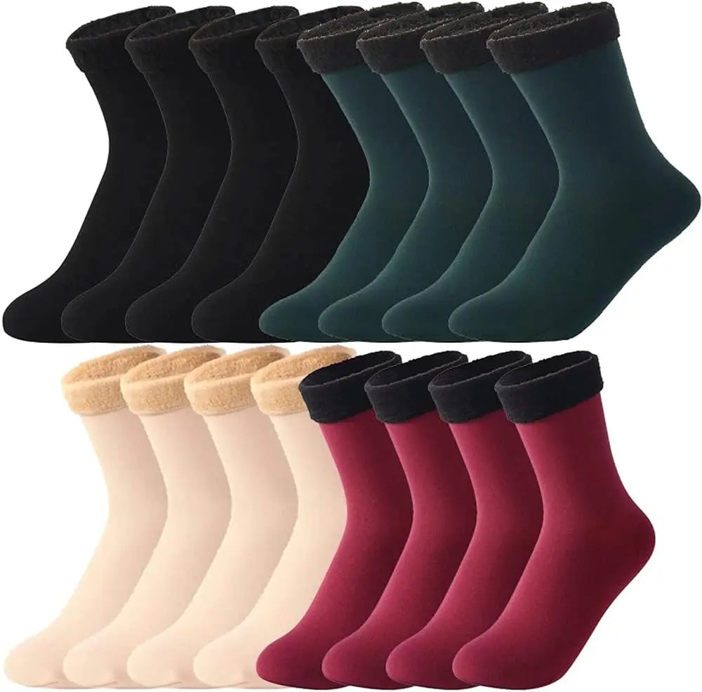 Termostickade strumpor - Ultramjuk värme för vinterdagar