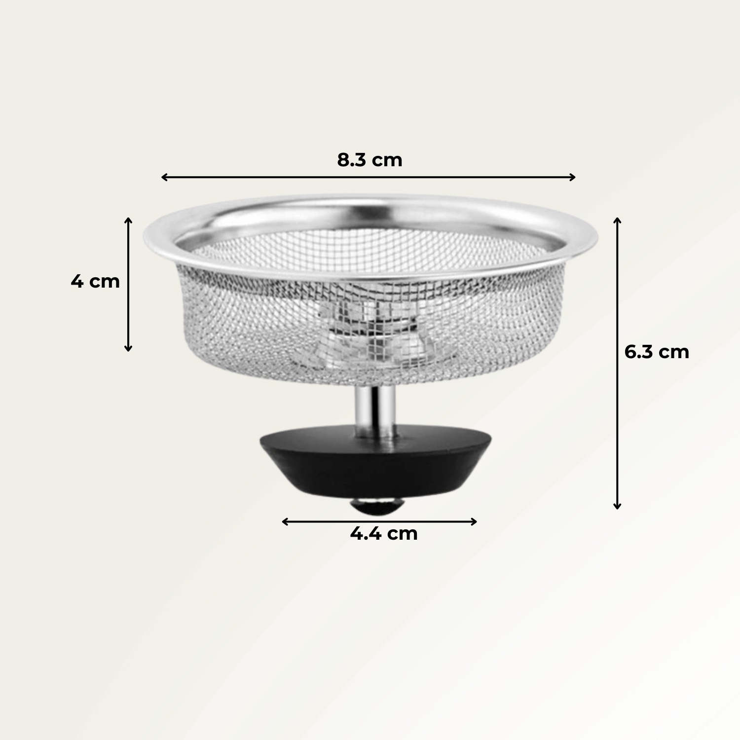 DrainGuard – Rostfritt stålfiltr med anti-igensättningsnät
