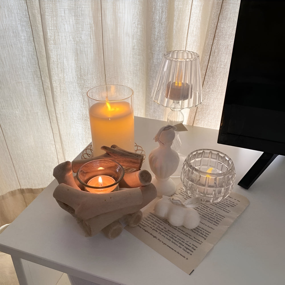 Rustik drivvedsljusstake – Naturinspirerad elegans