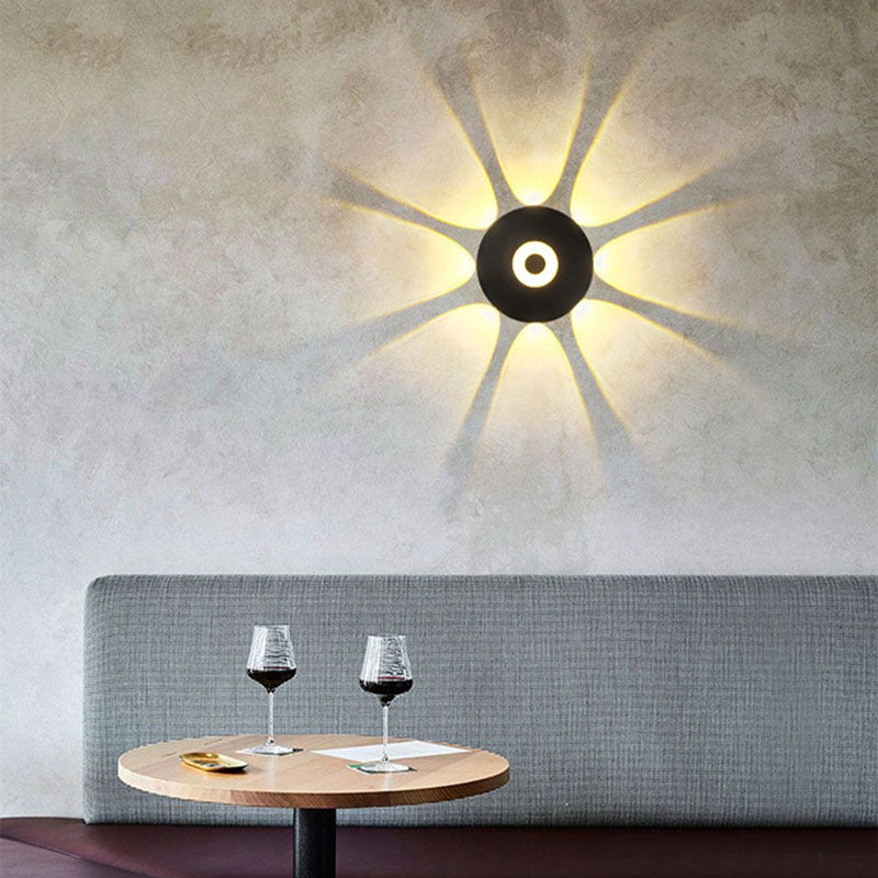 Skandinavisk utomhus LED vägglampa