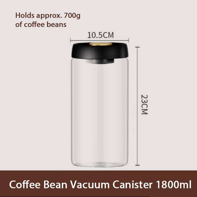 Lufttät glasburk för matförvaring – Fresh-Lock-försegling