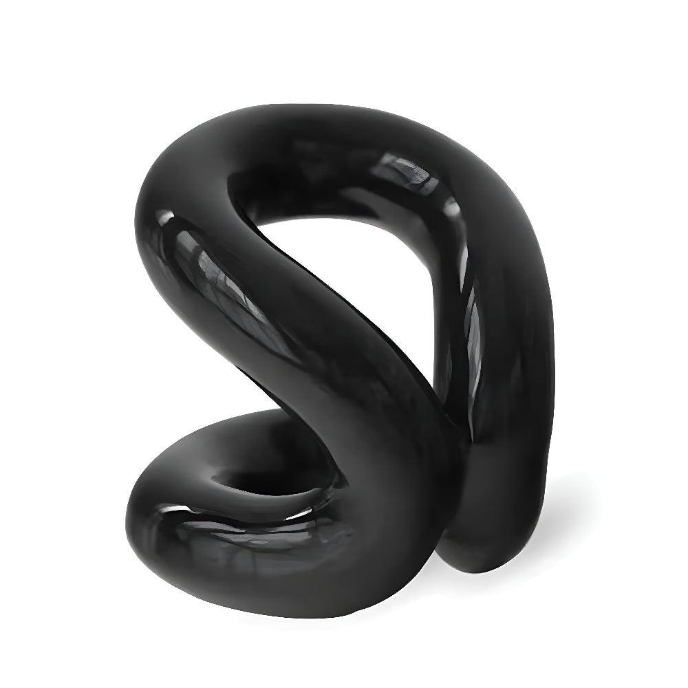 Elegant keramisk knutskulptur – modern nordisk-inspirerad dekor