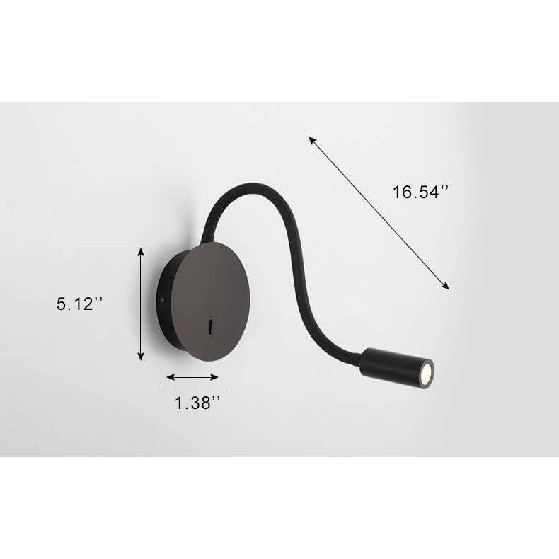 360° roterande LED-vägglampa – justerbar modern stämningslampa