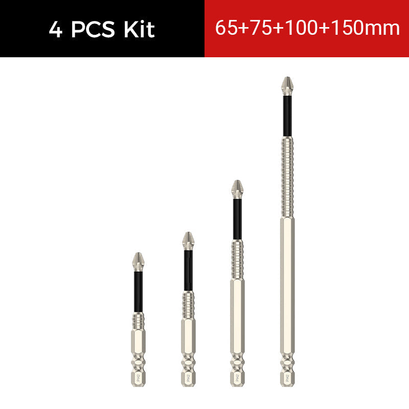 Allt-i-ett magnetisk bitssats - hållbar skruvmejselsats för hemmaprojekt