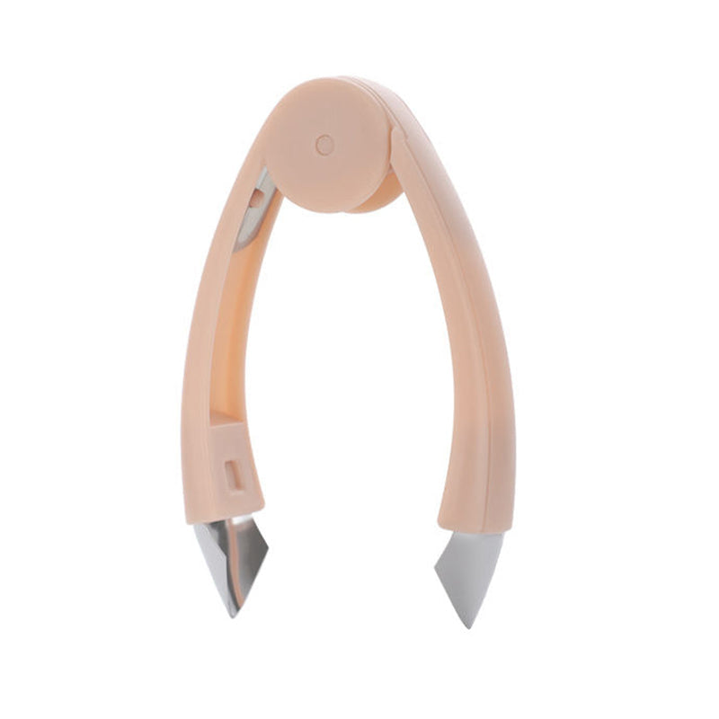 Fruktpincett i rostfritt stål – 2-i-1-verktyg för kärnborttagning och urkärning för enkel förberedelse