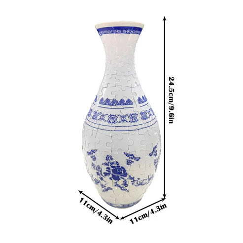 Snygg blommig displayvas – modern design med avtagbar vattenhållare