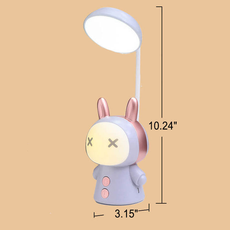 Färgglad tecknad barnbordslampa - ABS LED ögonvårdsstudielampa för barn
