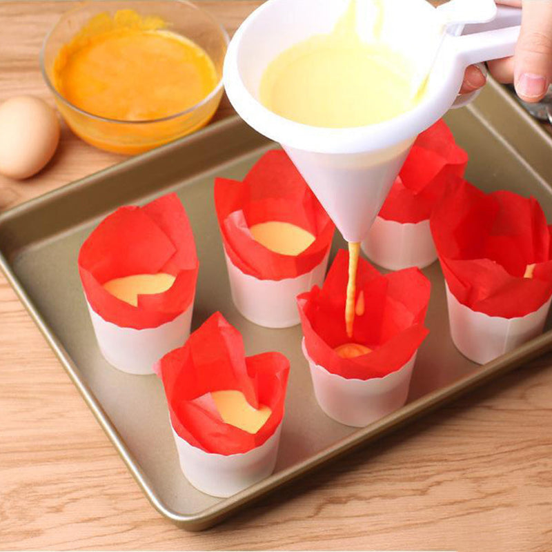 Flexibel silikontrattkopp – Non-stick, värmebeständig mätverktyg