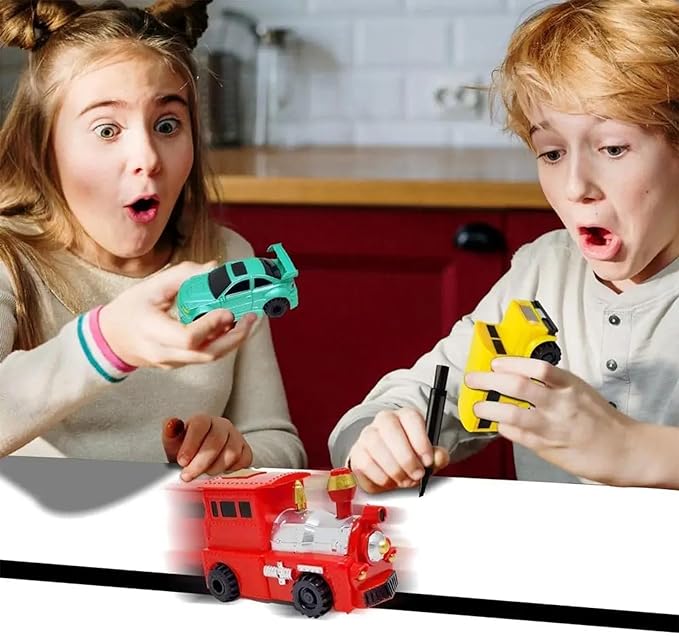 Interaktiv induktiv ritbil – Rolig, kreativ och pedagogisk leksak för barn
