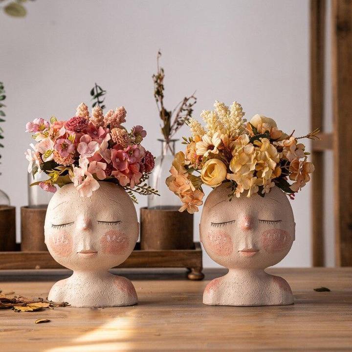 Tranquil Sleep Face Planter Vas