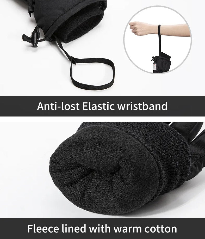 Vattentåliga bikerhandskar - Säker passform och varmt foder