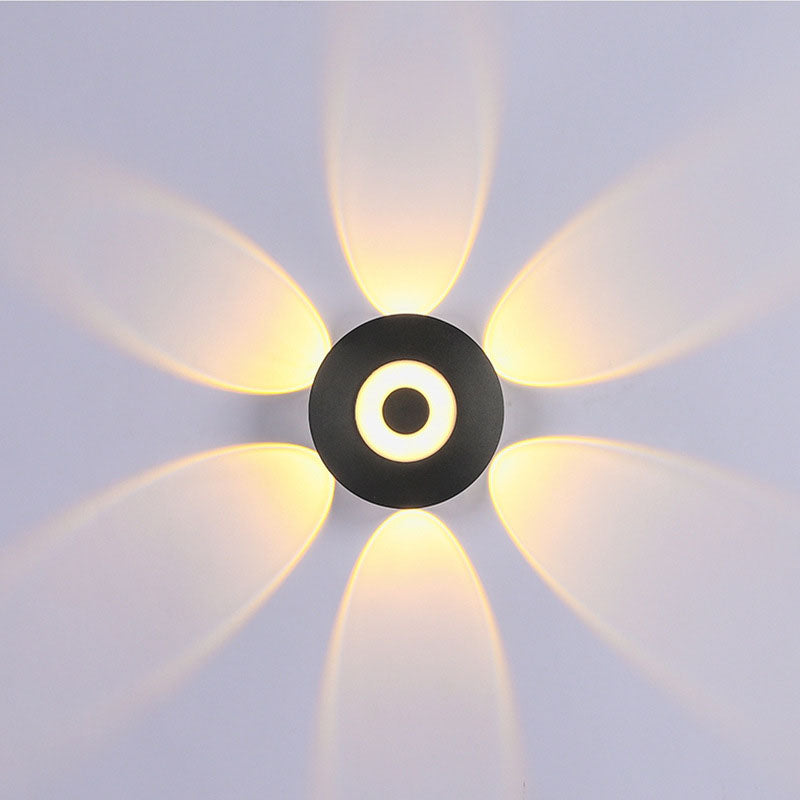 Skandinavisk utomhus LED vägglampa