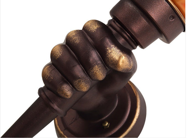 Modern utomhusvägglampa – trädgårdsljus i glas och aluminium