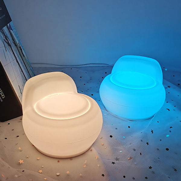 Uppladdningsbar LED-nattlampa – mjuk silikon Touch-lampa