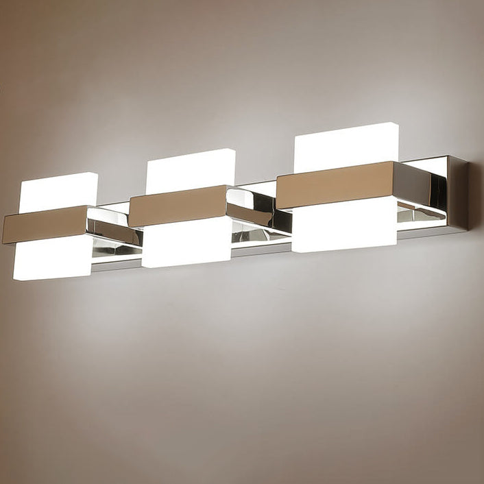 Modern fyrkantig LED-vägglampa – Akrylspegelfrontljus
