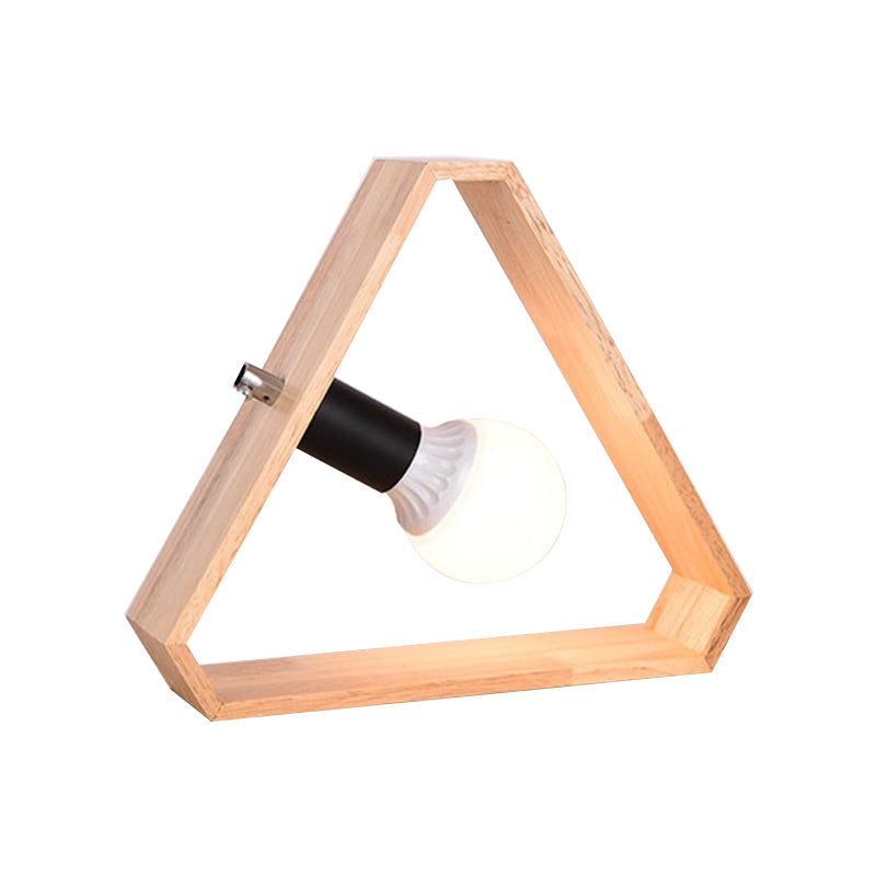 GlowNest – Minimalistisk beige bordslampa