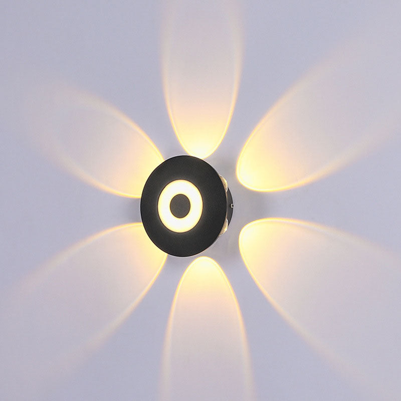 Skandinavisk utomhus LED vägglampa