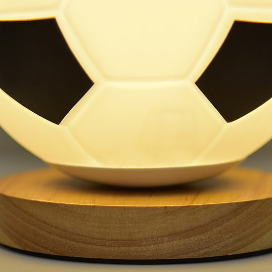 Snygg Globe LED-bordslampa - Trä- och glasdesign