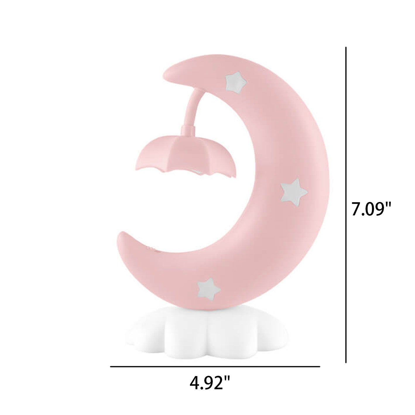 Whisical Moon Boat LED nattlampa – mjukt ögonvänligt sken