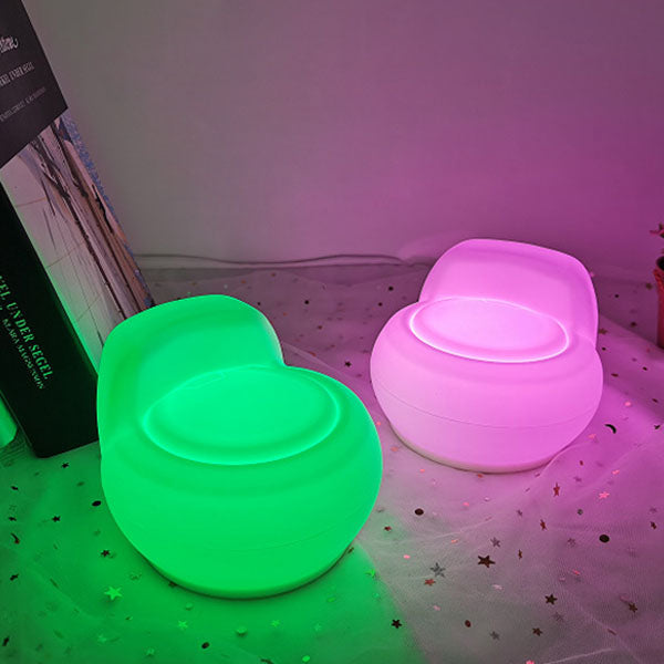 Uppladdningsbar LED-nattlampa – mjuk silikon Touch-lampa