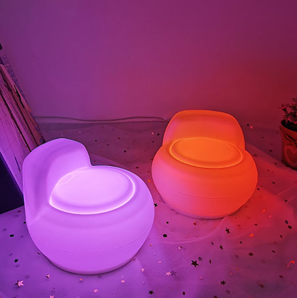 Uppladdningsbar LED-nattlampa – mjuk silikon Touch-lampa