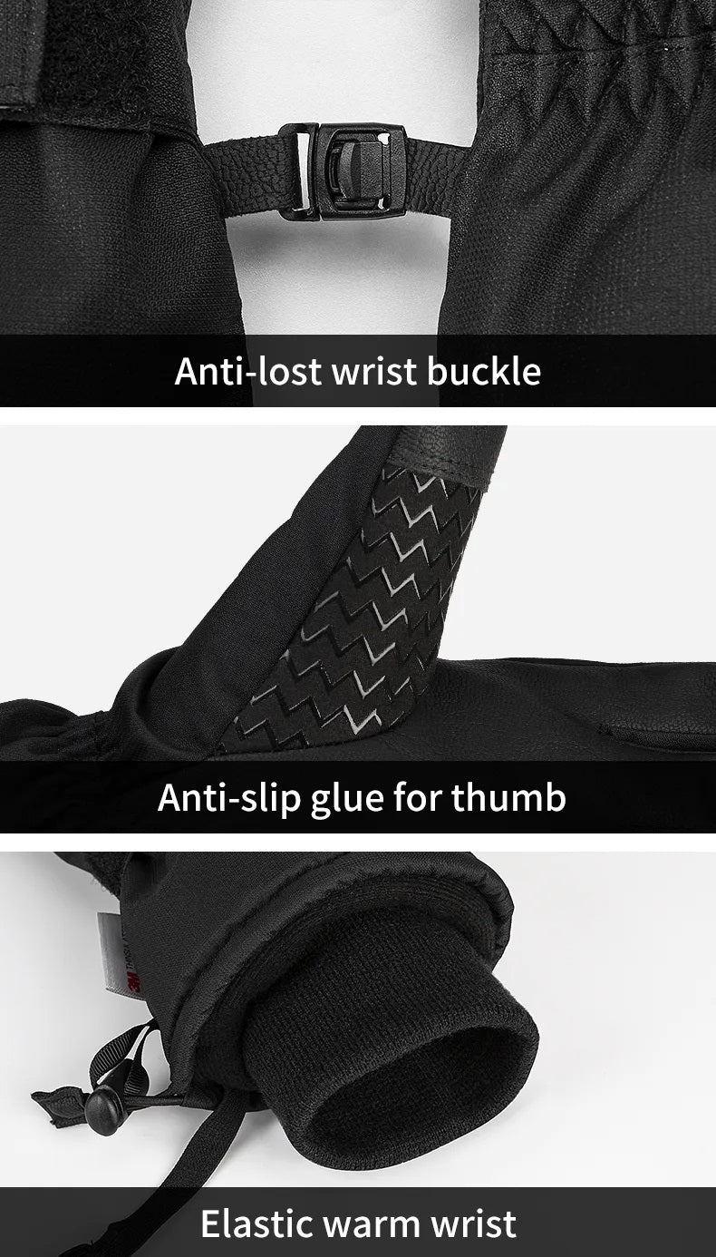 Vattentåliga bikerhandskar - Säker passform och varmt foder