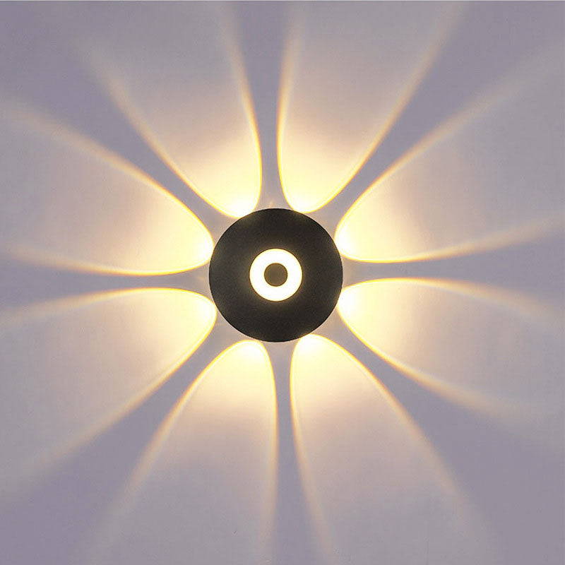 Skandinavisk utomhus LED vägglampa