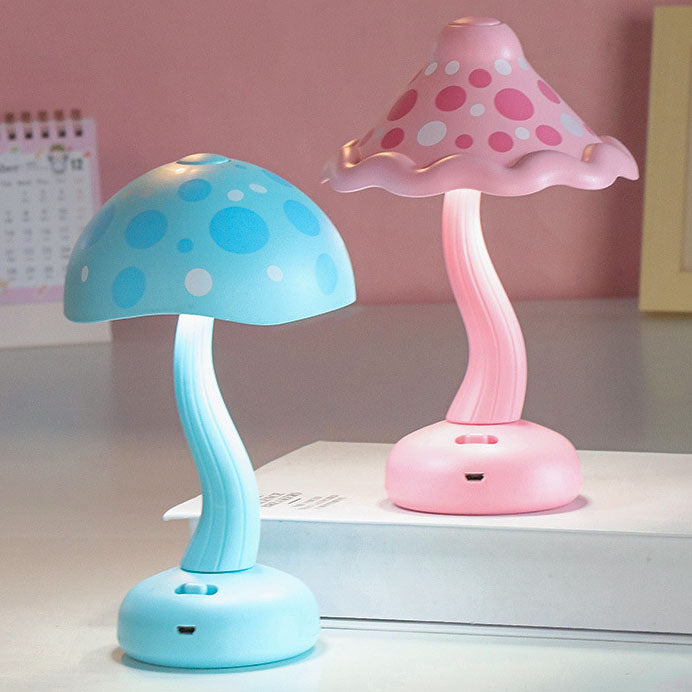 Mushroom Magic | Modern Creative USB-uppladdningsbar LED-bordslampa för barn