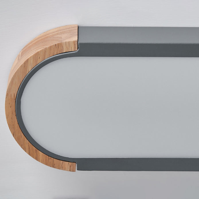 Oval LED infälld taklampa