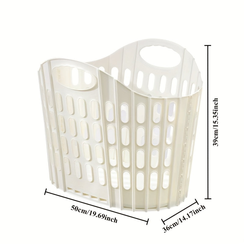 FlexiFold bärbar tvättkorg – Kompakt och lättbärbar klädkorg