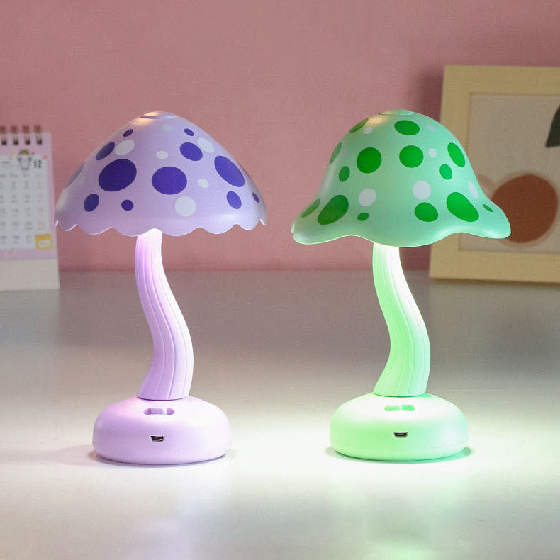 Mushroom Magic | Modern Creative USB-uppladdningsbar LED-bordslampa för barn