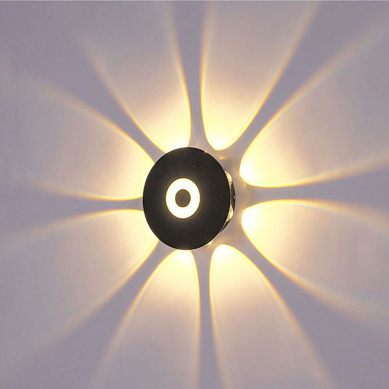 Skandinavisk utomhus LED vägglampa