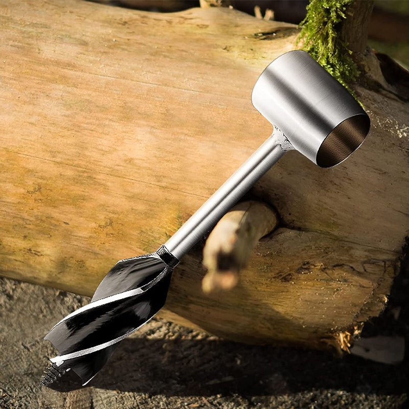 Bärbar handdriven borrmaskin - Hantverk, träprojekt och utomhusäventyr