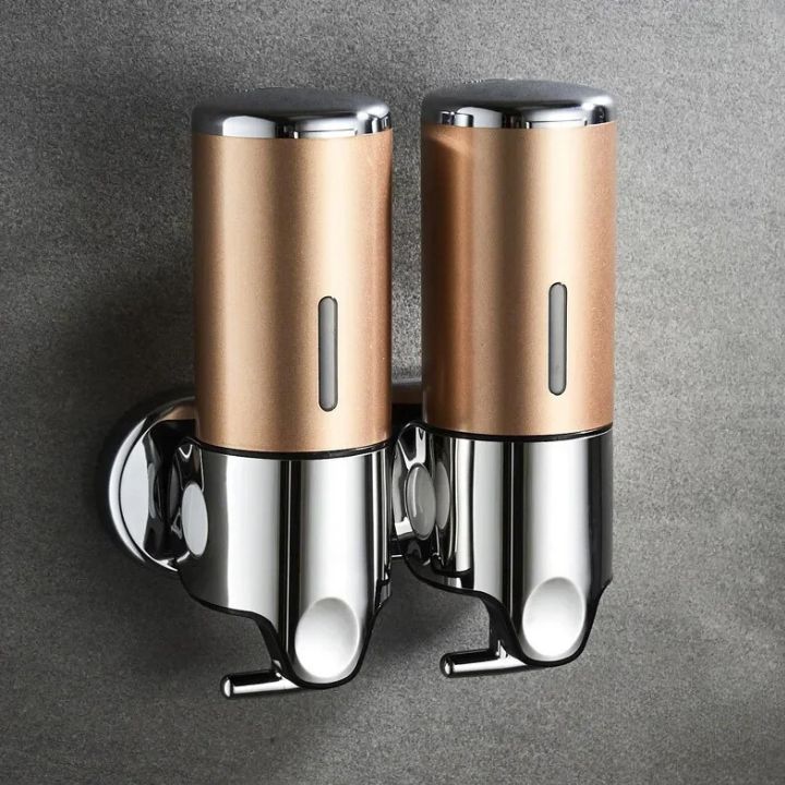 Elegant väggmonterad tvålpump – Modern touch för en enkel badrumsstil