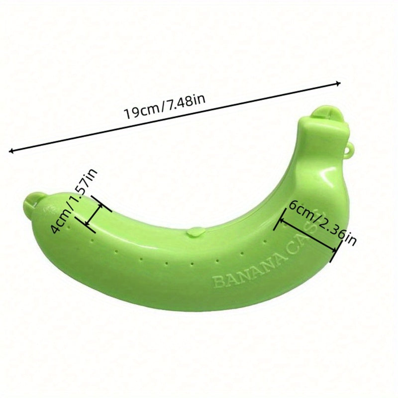 Kompakt bananförvaringshållare – krosskyddad frukthållare i plast
