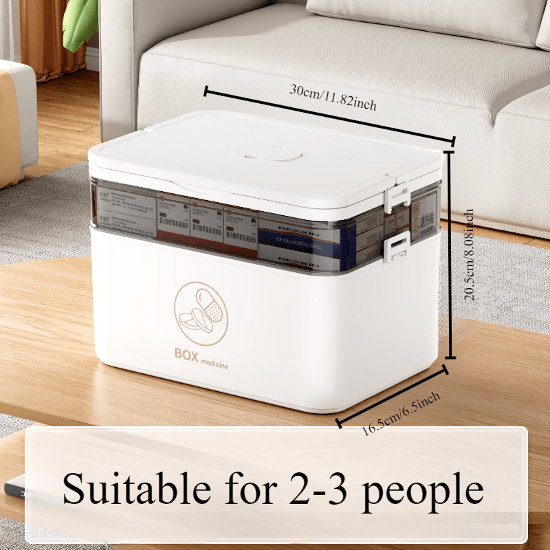 Stor reseask med piller – Fack med snäppfäste för dagliga mediciner och vitaminer