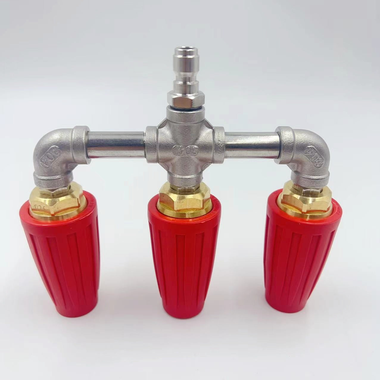 Dubbel- och trippelstrålemunstycke - Högtryckstvätttillbehör för djuprengöring