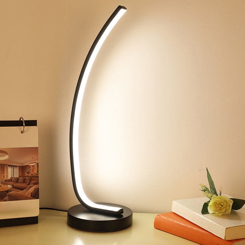 FlexiBeam – Justerbar linjär Saturn Ring bordslampa