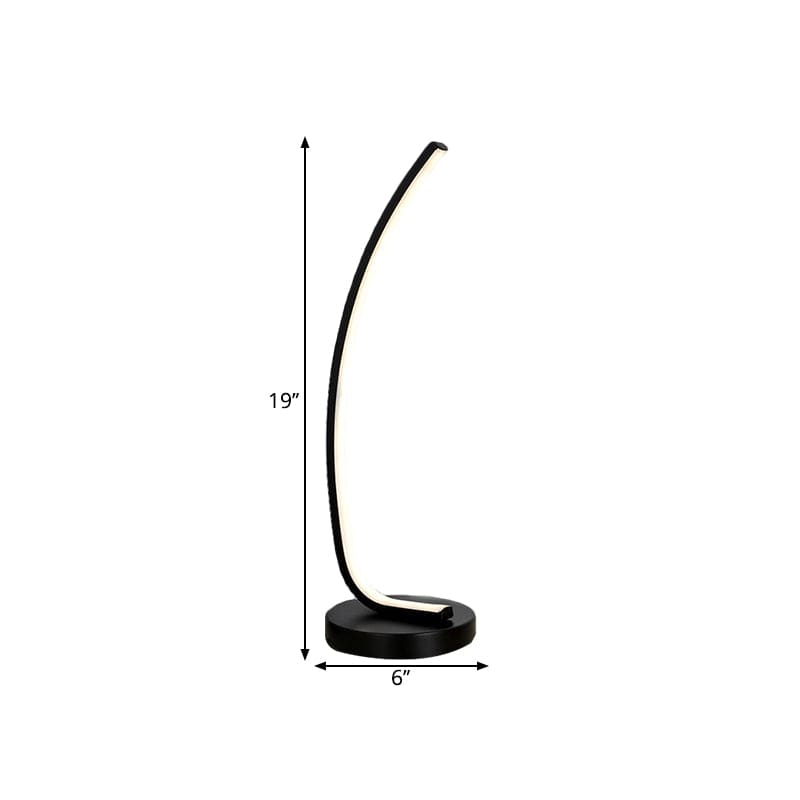 FlexiBeam – Justerbar linjär Saturn Ring bordslampa