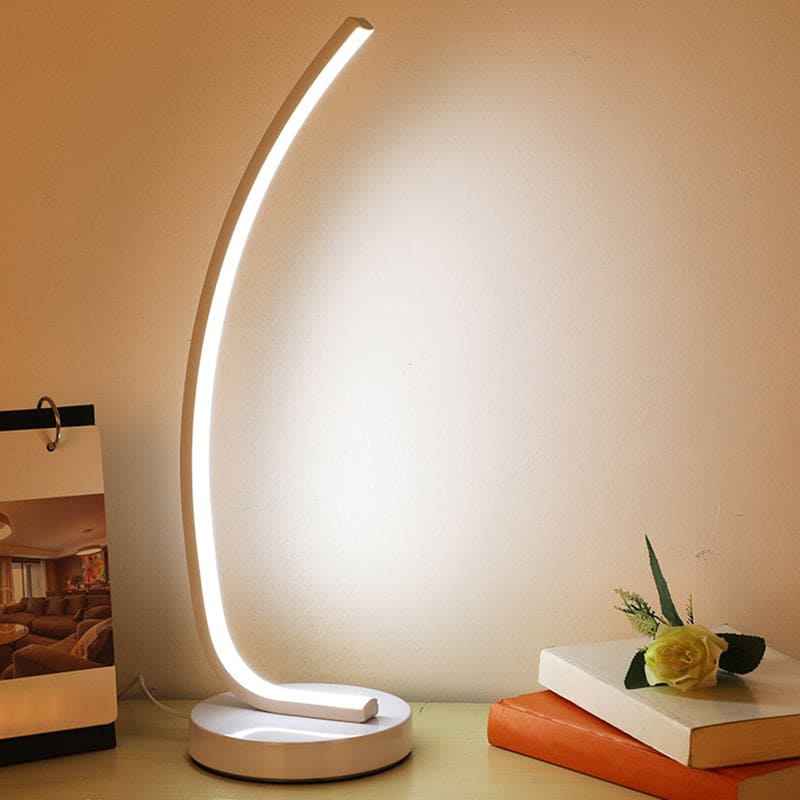 FlexiBeam – Justerbar linjär Saturn Ring bordslampa