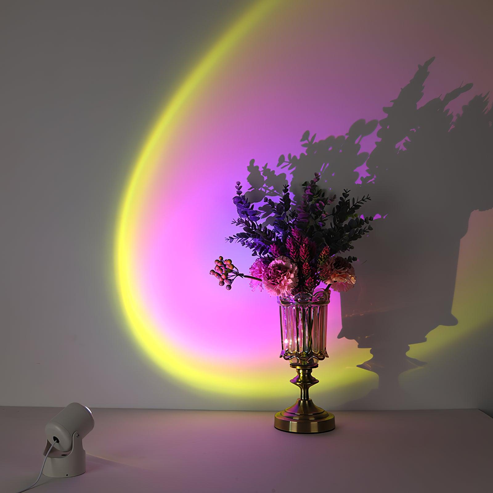 Solnedgångs-LED-projektionslampa – Skapa fantastisk stämningsbelysning för väggar och tak