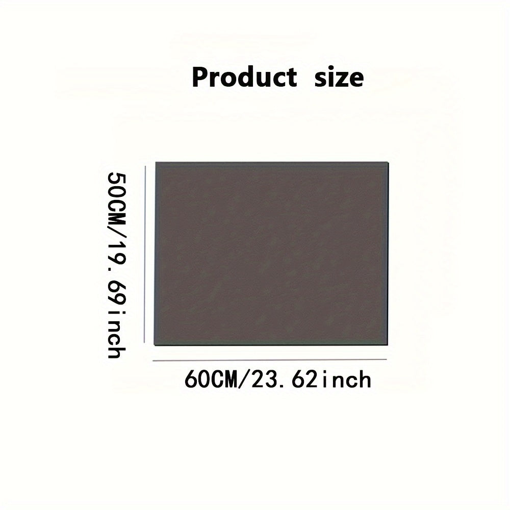 Dekorativ absorberande köksmatta med träfinish – värmesköld för bänkskiva