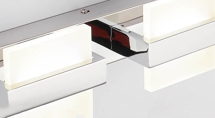 Modern fyrkantig LED-vägglampa – Akrylspegelfrontljus