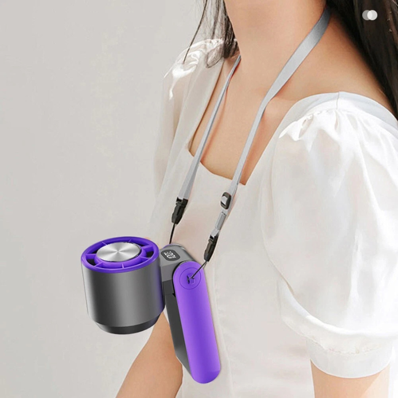 CoolWhirl – Mini hopfällbar handhållen fläkt med USB-laddningsbar Breeze Boost