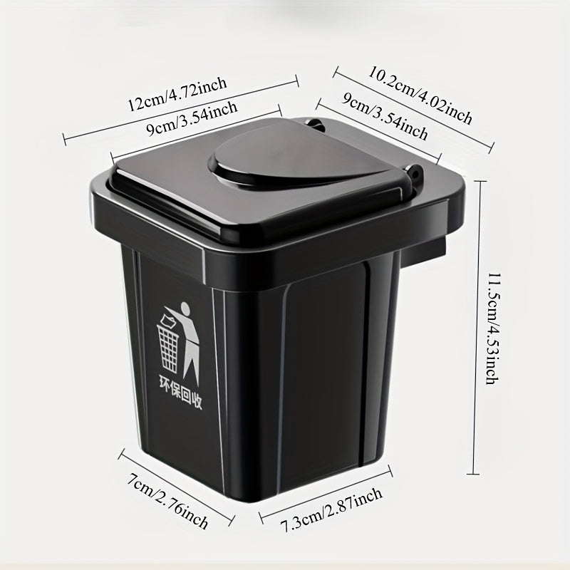 SmokeVault - Väggmonterad askkopp i rostfritt stål – Väderbeständig mini-askbehållare med fällbart lock