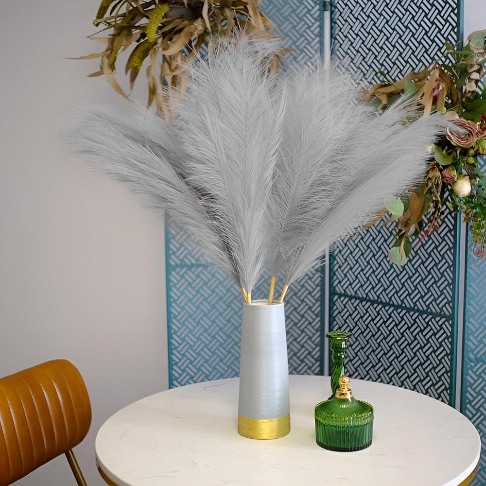 Lush Faux Pampas grässtamlar – enkel elegans