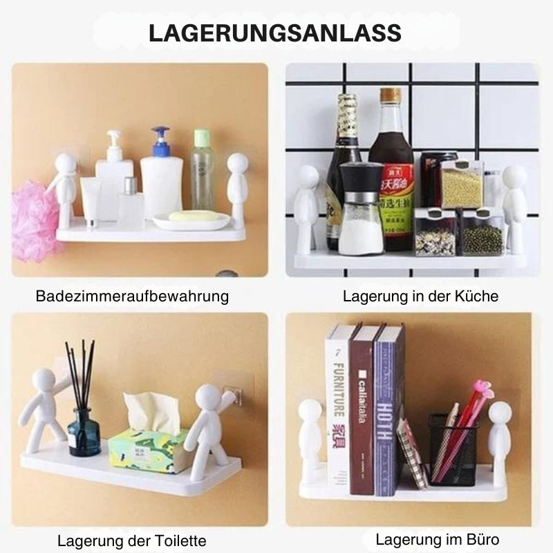 StickMate – Vattentät vägghylla utan borrning