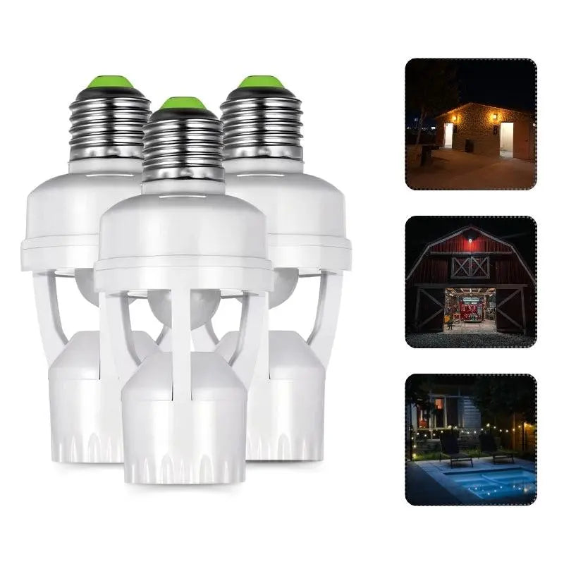 2 delar intelligent rörelsedetektor – justerbar timer och ljusstyrning för smart hemsäkerhet