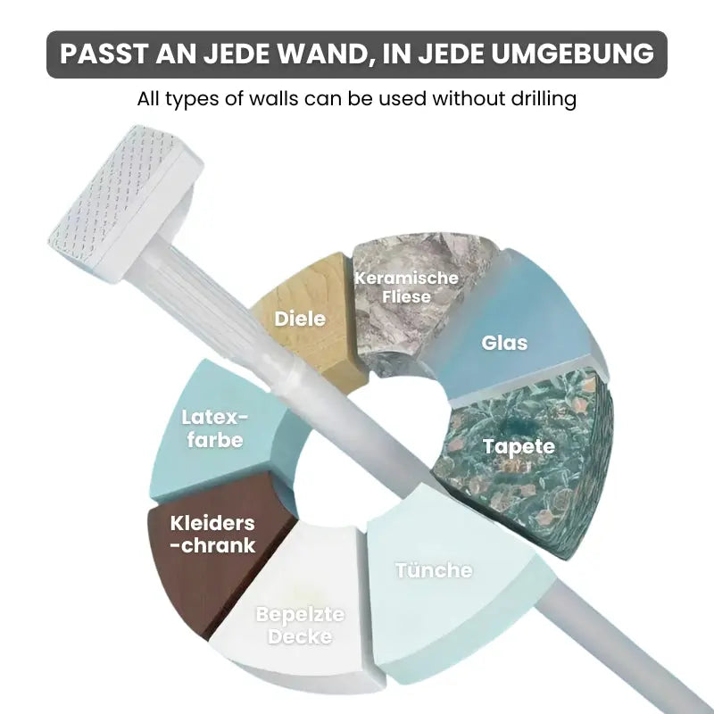 DryFold – Väggmonterad teleskopisk torkställning