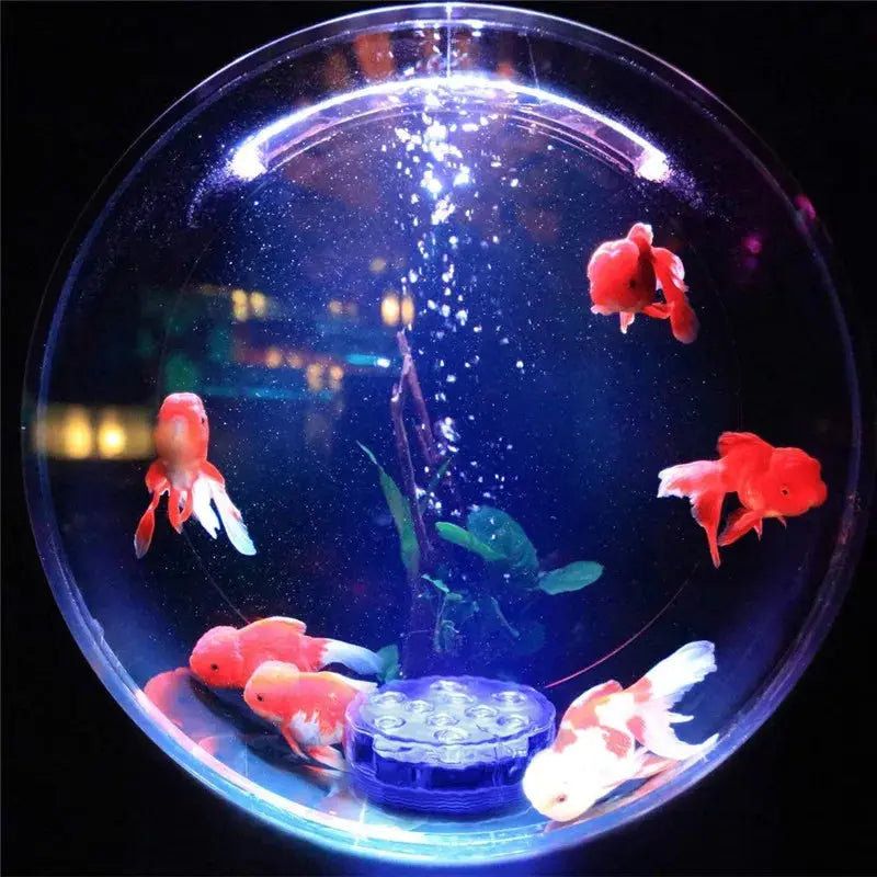 AquaGlow - Fjärrstyrd RGB-poollampa – Vattentät färgskiftande LED